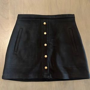 Suede Skirt